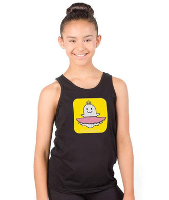 Snapchat Ballerina - Girls Tank