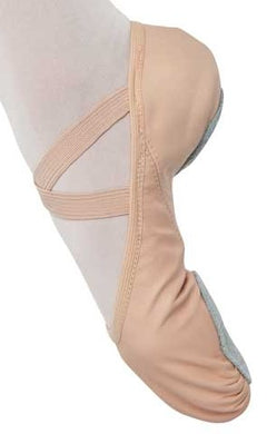 398 DANSHUZ ADULT LEATHER STRETCH SPLIT SOLE BALLET